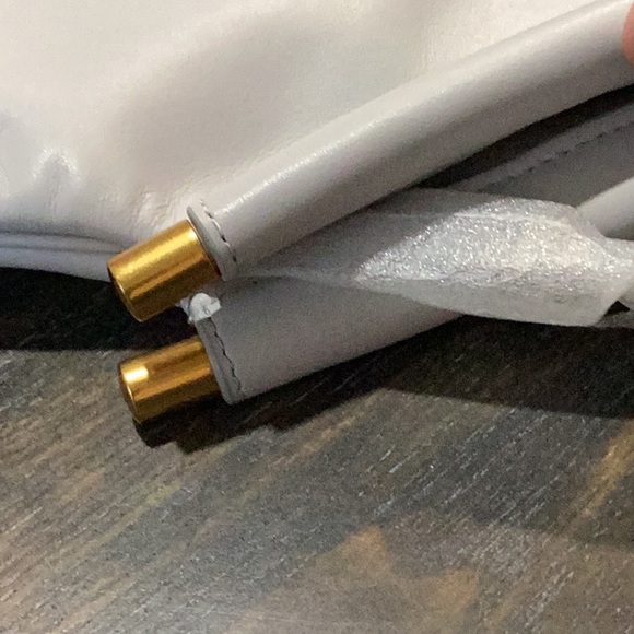 Donna Karan Baldwin Shoulder Bag with Pouch and Leather Wrapped Handles - Picture 9 of 12